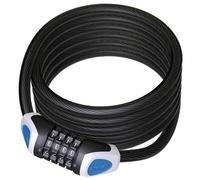 Verrou de câble antivol avec combinaison RONALD BIGGS III 10/18 S2 LO-L11 10X185