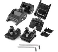 Verrou de capot, boucles noir haute résistance métal anti-usure 2pcs pour voiture