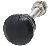 Verrou de capot de voiture en alliage d'aluminium avec vis en acier inoxydable pour montage de 22 mm de couleur violette (noir)