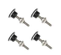 Verrou De Capot Moteur Kit de clips de verrouillage de capot universels à bouton-poussoir de 32 mm, verrouillage rapide du capot moteur HL-1002 Serrure de Capot(4PC-BK)
