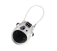 Verrou de casque - Câble antivol rétractable pour vélo, portable, casque de moto, cadenas à combinaison robuste, engrenage antivol léger | Boulon à mot de passe à 3 chiffres pour vélo, scooter