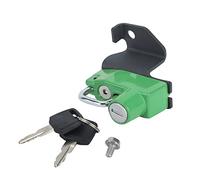 Verrou de casque de moto en alliage d'aluminium antirouille haute résistance Vulcan S ABS 2015 + côté gauche (Verte)