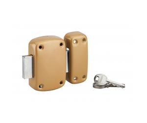 Verrou de cave - sans bouton - cylindre extérieur de 40 mm - Corvette FTH THIRARD