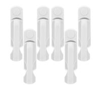 Verrou de Châssis de Fenêtre T Blanc pour Portes et Fenêtres | Sécurité Maison, Boucle Antivol en Plastique, Usage Intérieur, Finition Résistante, pour Ouverture Battante
