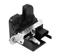 Verrou de Coffre Arrière, Serrure de Couvercle, Fer et ABS Noir, Durable et Fiable - Remplacement Facile pour MK5 MK6, Sécurité Renforcée