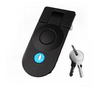 Verrou de compression pour boîte à outils, montage encastré, verrouillage, avec 2 clés, bouton poussoir, verrouillage à came, compatible avec remorque de camping et applications marines