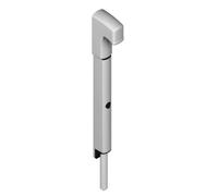 Verrou de condamnation - DS6368-007 - Tige inox 281 mm - Aluminium - RAL9006