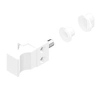 Verrou de condamnation longueur 14,5mm laqué blanc RAL9010 - LA CROISEE DS - DS6220-036