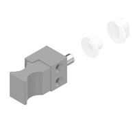 Verrou de condamnation longueur 14,5mm laqué gris aluminium RAL9006 - LA CROISEE DS - DS6220-007