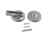 Verrou de confidentialité en acier inoxydable pour porte de salle de bain et WC avec couleur rouge et vert, facile à installer pour portes de séparation et de cloison