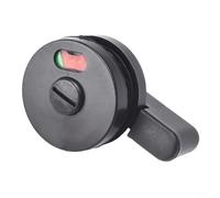 Verrou de confidentialité en plastique pour portes de toilettes avec poignée rotative pour limiter l'entrée lors d'une utilisation dans des installations partagées