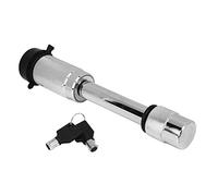 Verrou de coupleur de langue de remorque, peinture électrophorétique argentée, mécanisme de verrouillage précis antivol pour remorquage de bateau, camion, camping-car, voiture,