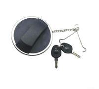 Verrou de couvercle de réservoir de carburant de voiture avec clé pour camions Scania | Remplacement pour OEM 1481301 2993923 1402004 | Pour une construction durable en ABS et métal, noir