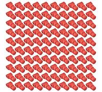 Verrou de crochet antivol rouge Verrou de crochet antivol, 100 pièces de magasin Verrouillage de crochet de verrouillage de marchandises pour contrôle(Aperture 6MM)