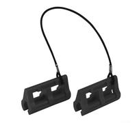 Verrou de direction hydraulique de 10,2 cm pour moteurs hors-bord avec traverse offrant une protection en verrouillant l'arbre de direction pour éviter les mouvements non autorisés (noir)