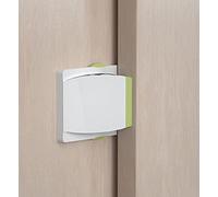 Verrou de fenêtre autoadhésif pour fenêtre coulissante - Entrebâilleur de ventilation de fenêtre coulissante - Sécurité enfant - Loquet pour armoire de terrasse