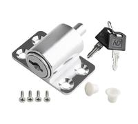 Verrou de fenêtre coulissante - de sécurité, protection enfant réglable, dispositif à clé en aluminium, de sécurité durable | Limiteur de porte de fenêtre, idéal pour les toilettes de l'