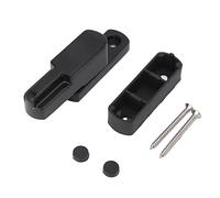 Verrou de Fenêtre en Alliage d'Aluminium, Serrure à Glissière Type T, Sécurité Enfant Anti - Effraction, Durable et Facile à Installer (Noire)