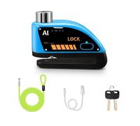 Verrou De Frein À Disque Pour Moto Roue Rechargeable Sécurité 120db Avec Clés Bloque Disque(Type 4)