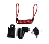 Verrou de frein à disque pour scooter électrique M365 en alliage robuste avec deux clés de couleur noire pour une utilisation privée sur le terrain uniquement construction solide résiste aux dommages