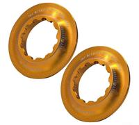 Verrou de frein à disque pour vélo - Adaptateur central de verrouillage pour anneau de verrouillage central - Fixation pour bague de montage en alliage d'aluminium - Moyeu d'essieu traversant pour
