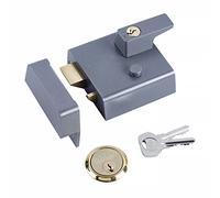 Verrou de Nuit à Double Verrouillage Yale Haute sécurité pouvant être verrouillé de l'intérieur avec Une clé., B-1-DMG-SC-60