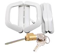 Verrou de poignée de porte coulissante en verre pour patio - Matériel de rechange pour poignée de porte coulissante en verre - Verrou de sécurité