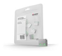 Verrou de port USB Lindy vert, lot de 10, sans clé, 40461