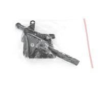 Verrou de portail de jardin fonctionnel en acier carbone avec fonctions antivol pour une sécurité maximale (noir, 144 mm)