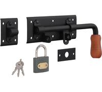 Verrou De Portail Droit Avec Cadenas - Verrou De Porte - 280 Mm