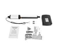 Verrou de portail électrique automatique 230 V avec 2 télécommandes - En acier inoxydable - Pour portail battant - 50 W - 300 kg - Avec boîte de contrôle