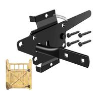 Verrou de portail - Verrou à verrouillage automatique | Serrure de porte de clôture à fermeture automatique | Serrure de porte robuste | Verrou de sécurité en fer | Verrou de sécurité en fer pour