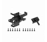 Verrou de Portail Verrou de Clôture Serrure de Portail Loquet de Portail Kit Complet avec Plaque 90 242 Cm Montage Simple et Acier Inox 304 Adapté aux Portails de Propriété Clôtures Pvc Cour Jardin