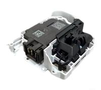 Verrou de porte 0024000128EB compatible avec Haier Candy pour machines à laver Hoover - Kit de réparation de loquet électronique noir 8 x 7 x 3 cm