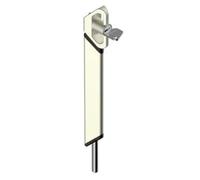 VERROU DE PORTE A CLE VXV 300MM RAL:9006 GRIS