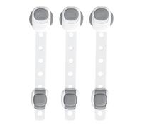 Verrou de porte à l'épreuve des - Loquet de porte réglable pour garde-manger, placard, fenêtre, sécurité enfant, ancrages de meubles avec adhésif pour meubles, cuisine, fenêtre, toilettes