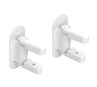 Verrou de porte à levier en ABS pour sécurité enfant avec adhésif 3M, verrous anti-verrouillage à l'épreuve des enfants pour chambre à coucher, salle de bain, cuisine (lot de 2, Blanc)
