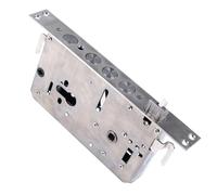 Verrou de porte à pêne dormant multifonctionnel empreinte digitale et mécanique cylindre serrure en acier inoxydable 304 avec 2 modes déverrouillage facile installer design exquis pour les portes sécu