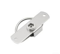 Verrou de porte à ressort réglable en acier inoxydable 304 pour une utilisation en extérieur d'armoire électrique, mécanisme de verrouillage à compression avec opération rotative rotative, matériel de