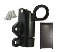 Verrou de porte à ressort, Verrou automatique à ressort en aluminium, serrure de porte coulissante à ressort automatique avec vis pour fenêtre, clôture en bois, cage pour animaux domestiques, abri