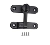 Verrou de porte basculante en alliage de zinc à 90/180 degrés, verrou de porte coulissante, verrou de porte d'intimité pour porte de garage extérieur, serrure de fenêtre de garage