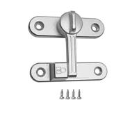 Verrou de porte basculante en alliage de zinc à 90/180 degrés, verrou de porte coulissante, verrou de porte d'intimité pour porte de garage extérieur, serrure de fenêtre de garage