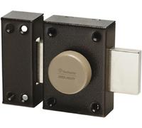 Verrou De Porte Bouton/Cylindre Eclador - Ouverture À Bouton Intérieur,Clé Extérieur - Cylindre Ø 20 Mm,Longueur 40 Mm,4 Goupilles - 67632/Sc - 3 Clés
