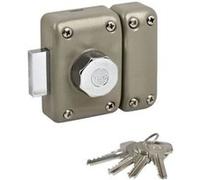 Verrou de porte Bouton Cylindre YALE YV25BT45 Protection anti arrachement 4 clés