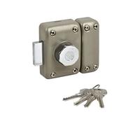 Verrou de porte Bouton Cylindre YALE YV25BT45 Protection anti arrachement 4 clés