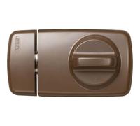 Verrou de porte complémentaire avec bouton tournant Marron - Abus 532689 7010 B