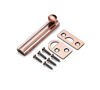 Verrou de porte coulissant tout cuivre - Loquet en cuivre massif de 2 à 8 pouces for la sécurité des enfants - Serrure de porte invisible polyvalente(Red patina,3in)