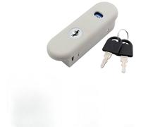 Verrou de porte coulissante en ABS et alliage de zinc avec indicateur visuel clair d'état (A)