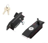 Verrou de porte coulissante en ABS et alliage de zinc avec indicateur visuel clair d'état (C)