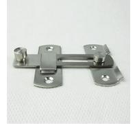 Verrou de porte coulissante en acier inoxydable avec vis lourdes pour portail, jardin, abri de jardin ou portes de garage Verrouillage coulissant résistant à la rouille